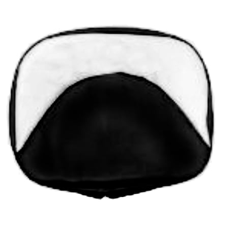 Aftermarket 18" Black & White Seat Cover SEN10-0102